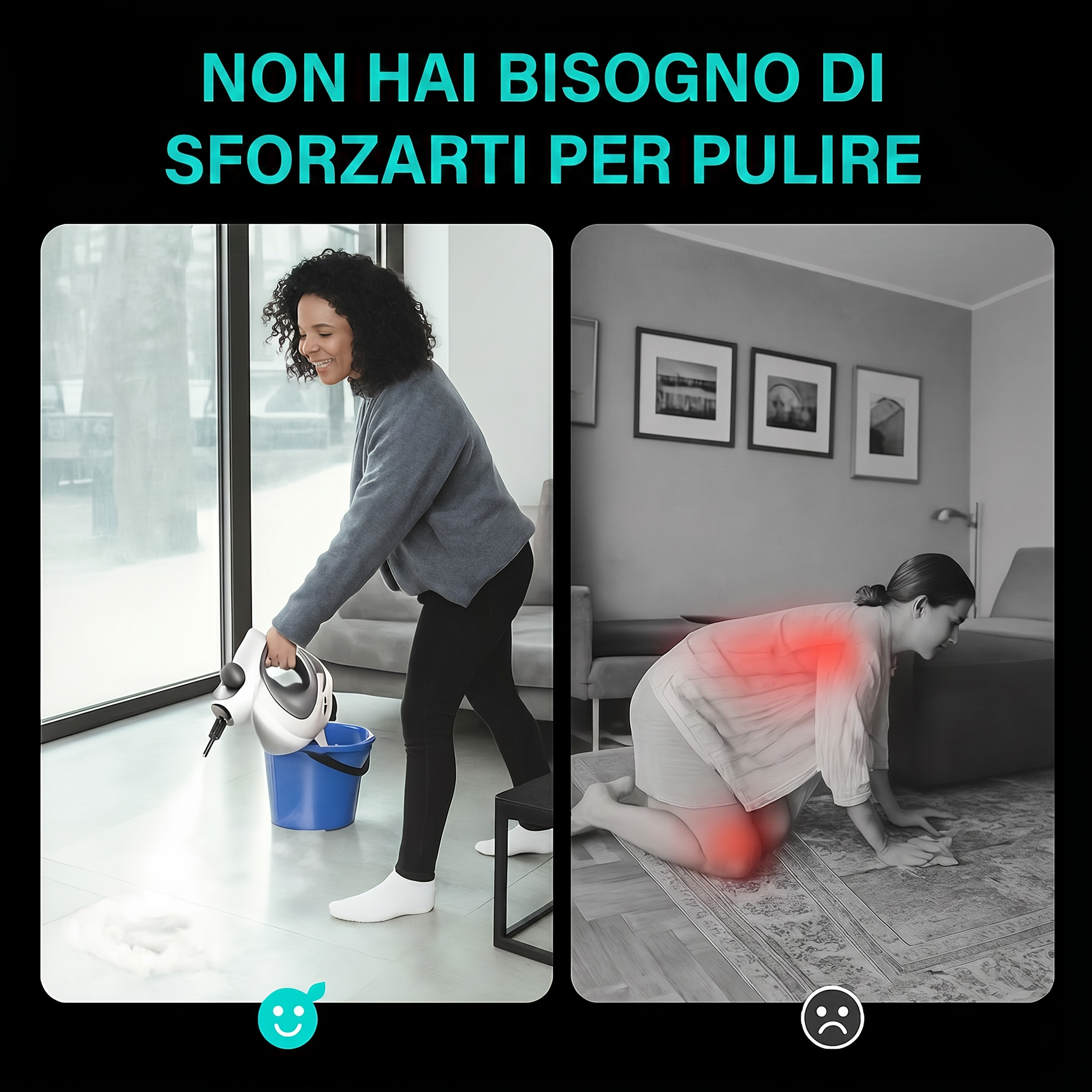 Macchina di Pulizia a Vapore Pressurizzata Tutto in Uno
